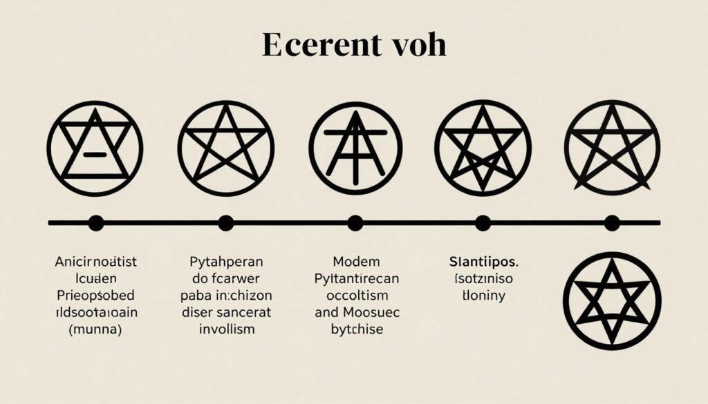 Ewolucja pentagramu od symbolu ochronnego do znaku szatana