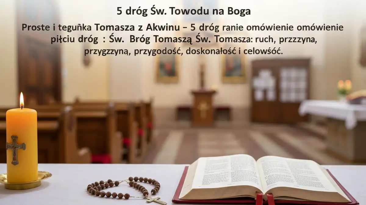 Argumenty Tomasza z Akwinu - 5 dróg dowodu na Boga - hero image