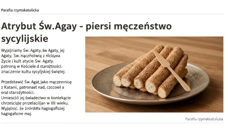 Atrybut św. Agaty - piersi męczeństwo sycylijskie - hero image