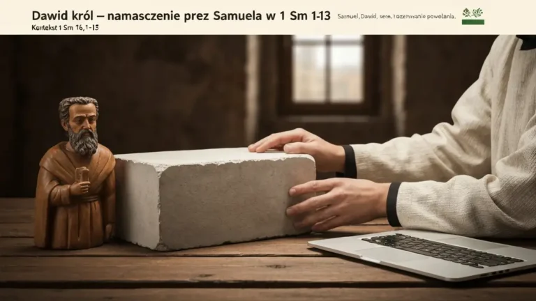 Dawid król - namaszczenie przez Samuela w 1 Sm 16,1-13 - hero image