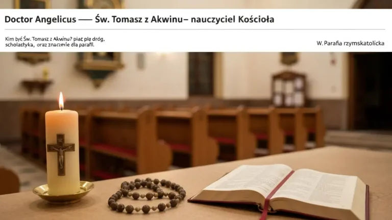 Doctor Angelicus - św. Tomasz z Akwinu nauczyciel Kościoła - hero image