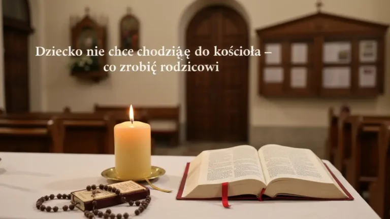 Dziecko nie chce chodzić do kościoła - co zrobić rodzicowi - hero image