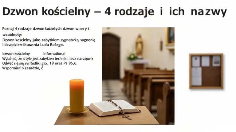 Dzwon kościelny - 4 rodzaje i ich nazwy - hero image