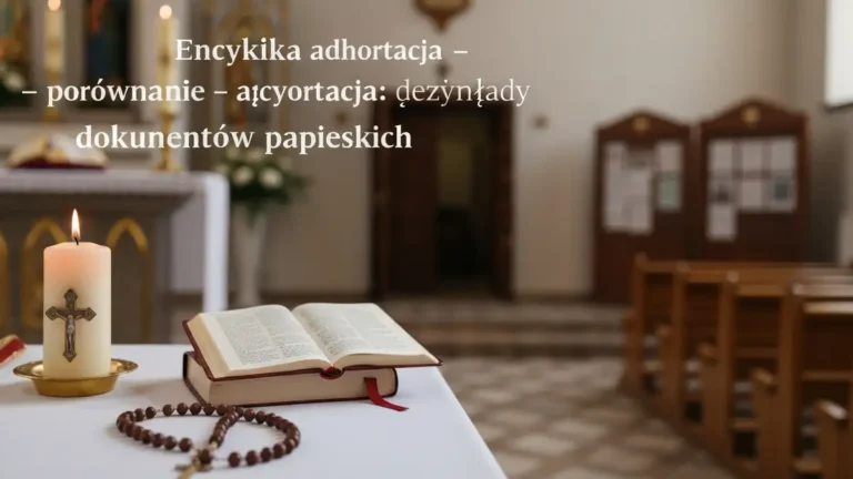 Encyklika vs adhortacja - porównanie dokumentów papieskich - hero image