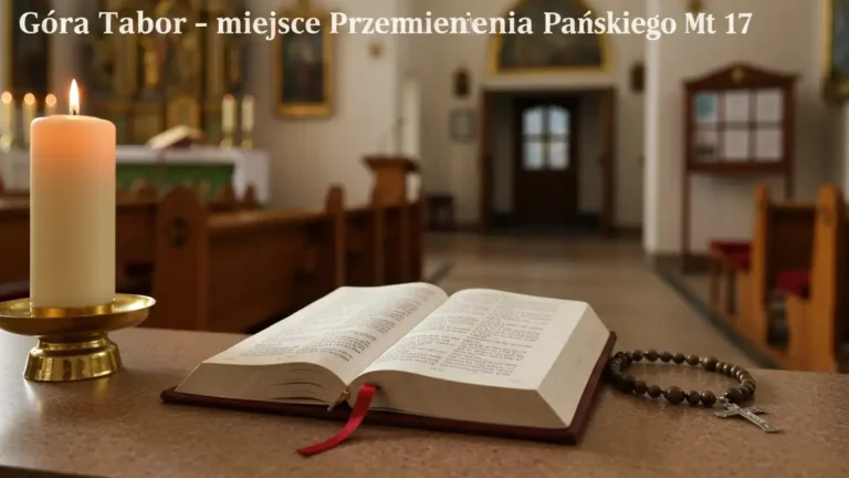 Góra Tabor - miejsce Przemienienia Pańskiego Mt 17 - hero image