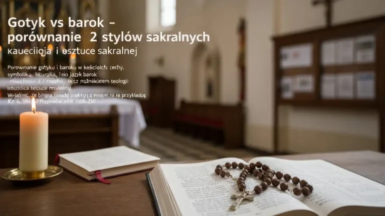 Gotyk vs barok - porównanie 2 stylów sakralnych - hero image