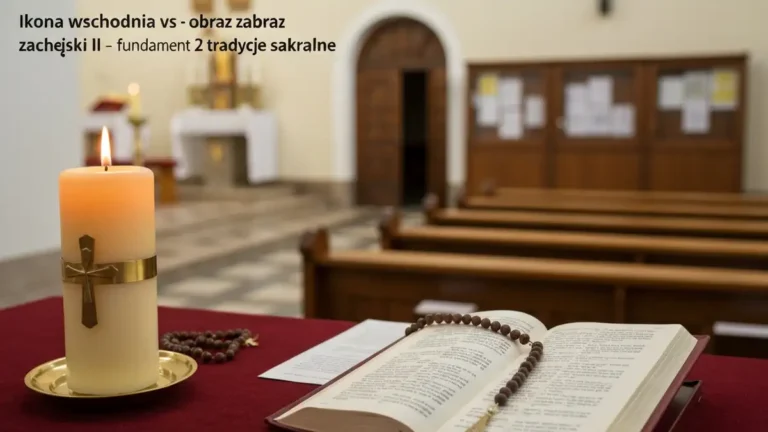 Ikona wschodnia vs obraz zachodni - 2 tradycje sakralne - hero image