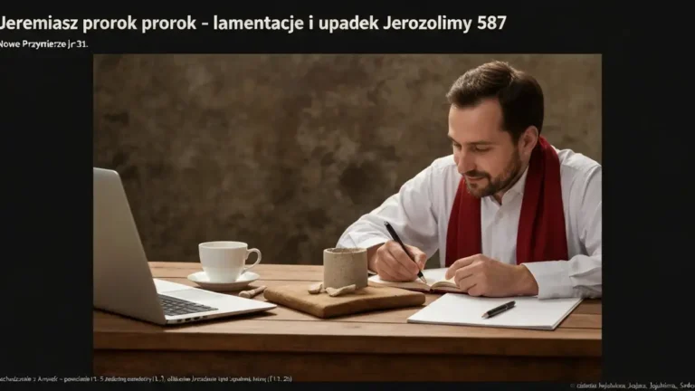 Jeremiasz prorok - lamentacje i upadek Jerozolimy 587 - hero image