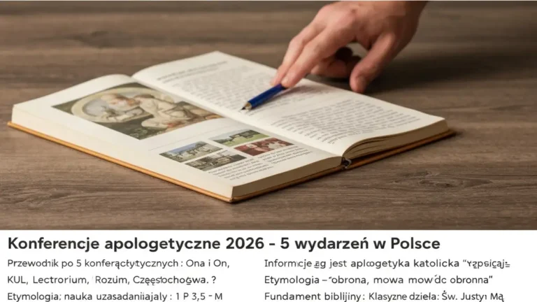 Konferencje apologetyczne 2026 - 5 wydarzeń w Polsce - hero image