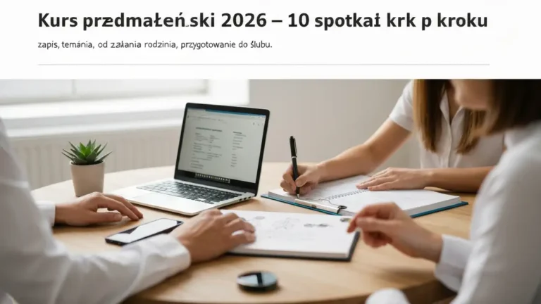 Kurs przedmałżeński 2026 - 10 spotkań krok po kroku - hero image