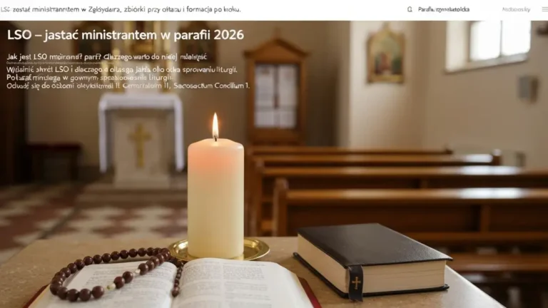 LSO - jak zostać ministrantem w parafii 2026 - hero image