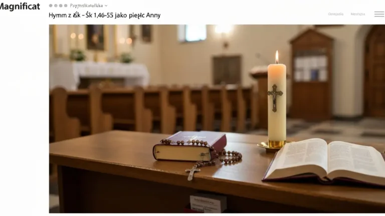 Magnificat Maryi - hymn z Łk 1,46-55 jako pieśń Anny - hero image