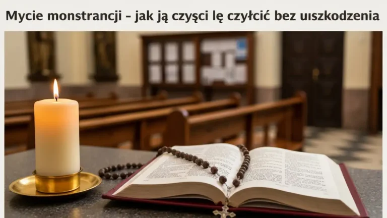 Mycie monstrancji - jak ją czyścić bez uszkodzenia - hero image
