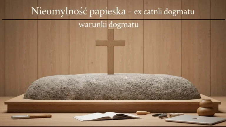 Nieomylność papieska - ex cathedra warunki dogmatu - hero image
