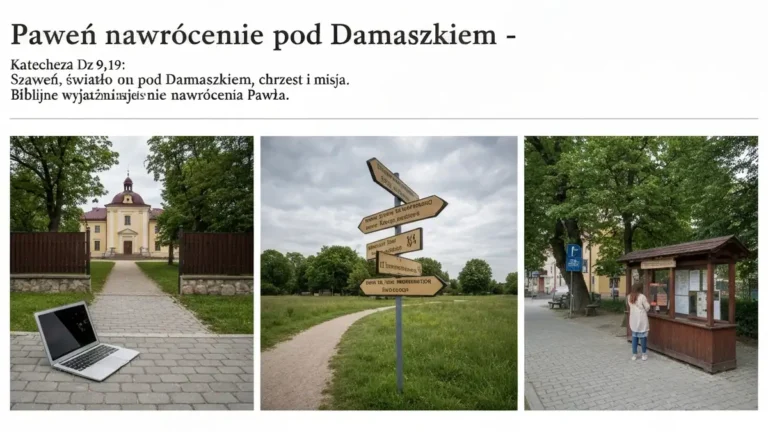 Paweł nawrócenie pod Damaszkiem - Dz 9,1-19 katecheza - hero image