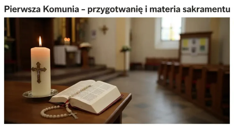 Pierwsza Komunia - przygotowanie i materia sakramentu - hero image