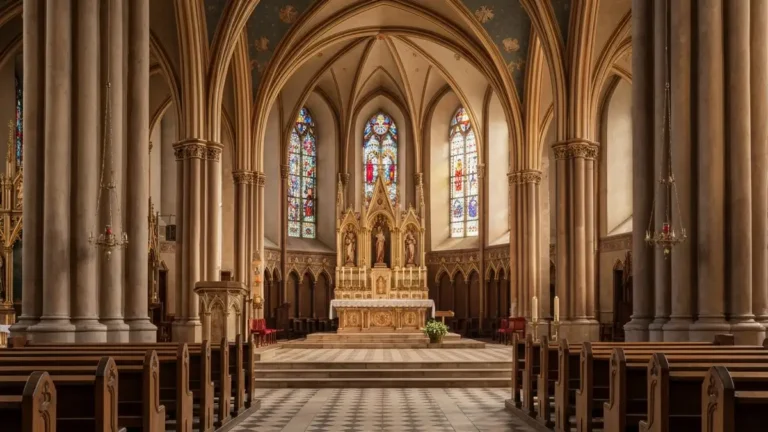 Prezbiterium - serce świątyni i przestrzeń liturgiczna - ilustracja