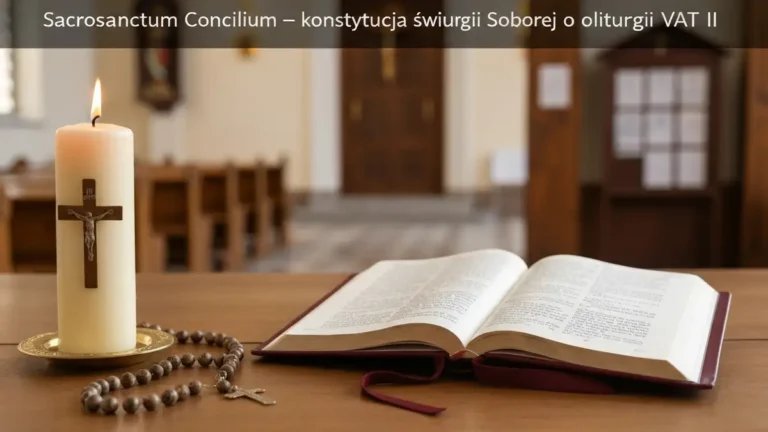 Sacrosanctum Concilium - konstytucja o liturgii VAT II - hero image