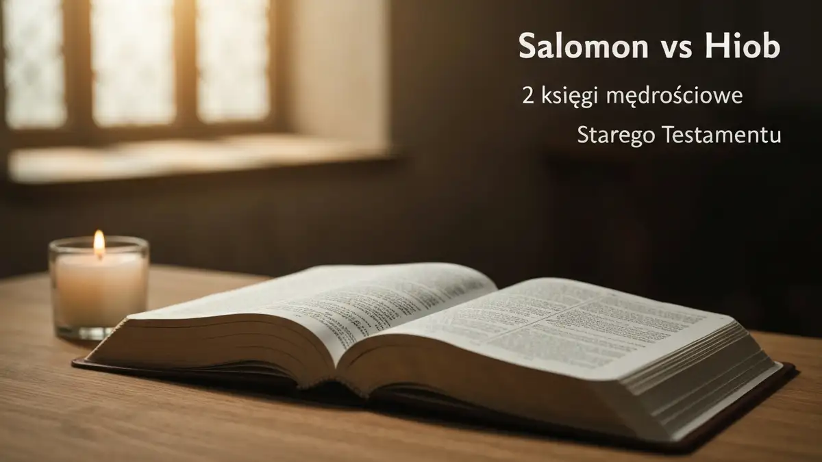Salomon vs Hiob - 2 księgi mądrościowe Starego Testamentu - ilustracja