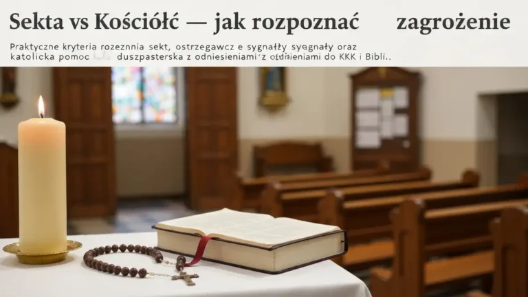 Sekta vs Kościół - jak rozpoznać zagrożenie - hero image
