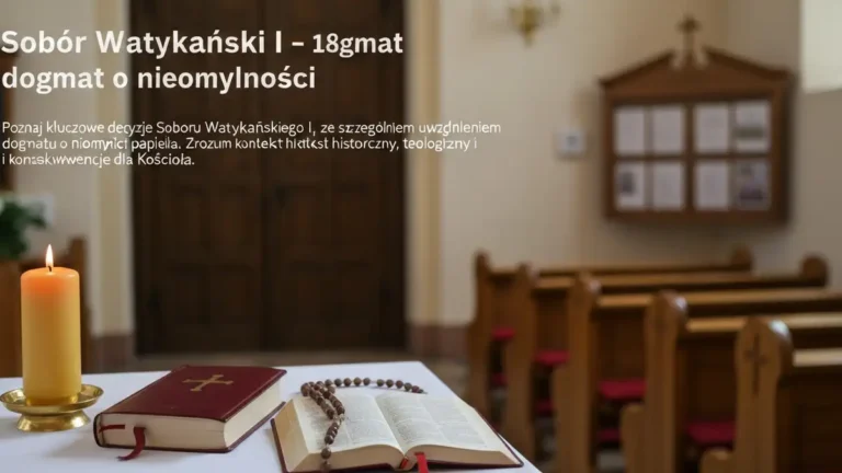 Sobór Watykański I 1870 - dogmat o nieomylności - hero image