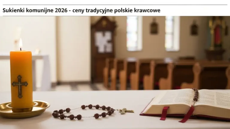 Sukienki komunijne 2026 - ceny tradycyjne polskie krawcowe - hero image