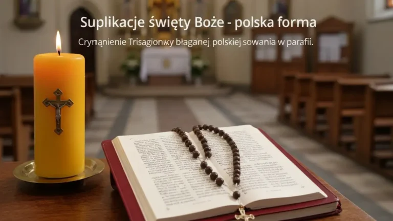 Suplikacje Święty Boże - polska forma błagań w litania - hero image