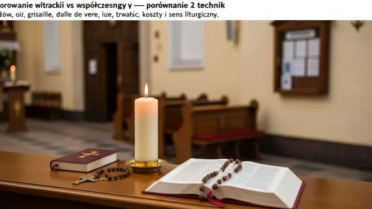 Witraż gotycki vs współczesny - porównanie 2 technik - hero image