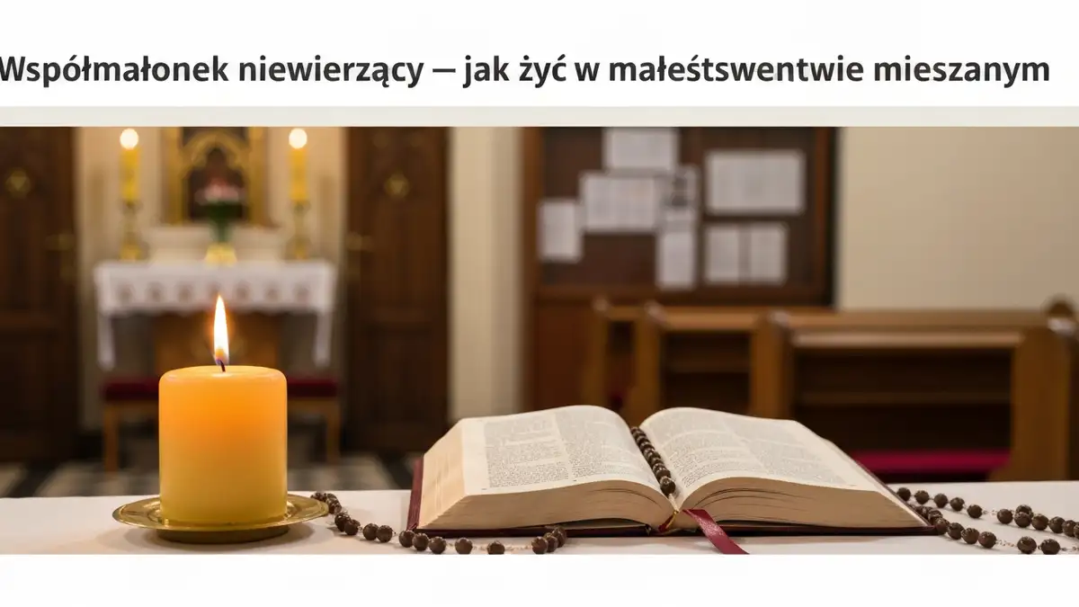 Współmałżonek niewierzący - jak żyć w małżeństwie mieszanym - hero image