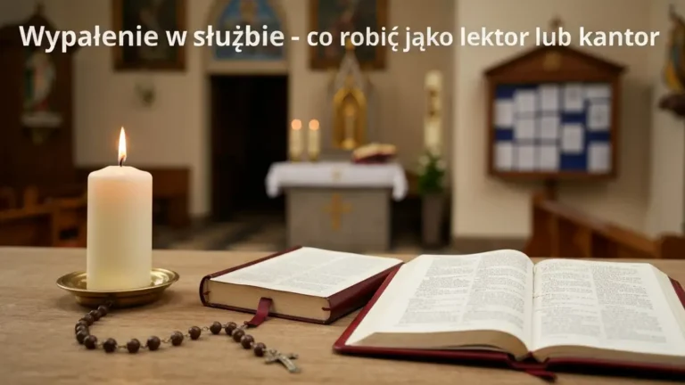 Wypalenie w służbie - co robić jako lektor lub kantor - hero image